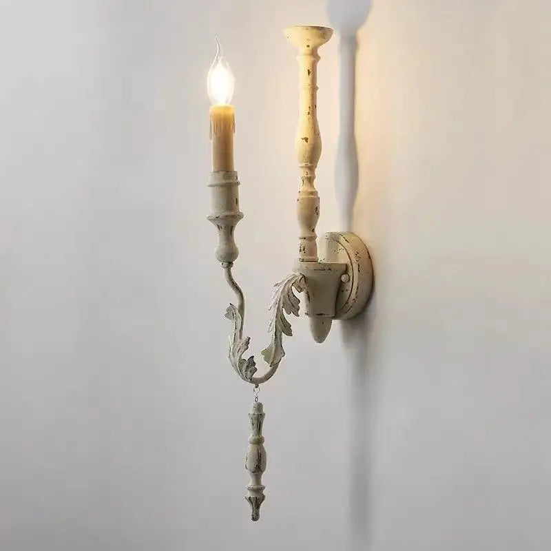 applique vintage en vieux bois style loft rétro américain