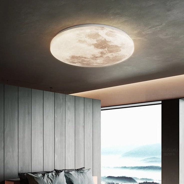 Plafonnier lune moderne minimaliste - vue 5 sur 10