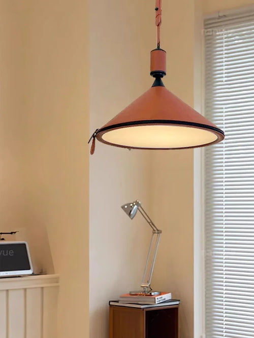 suspension minimaliste moderne en cuir de luxe - vue 4 sur 18