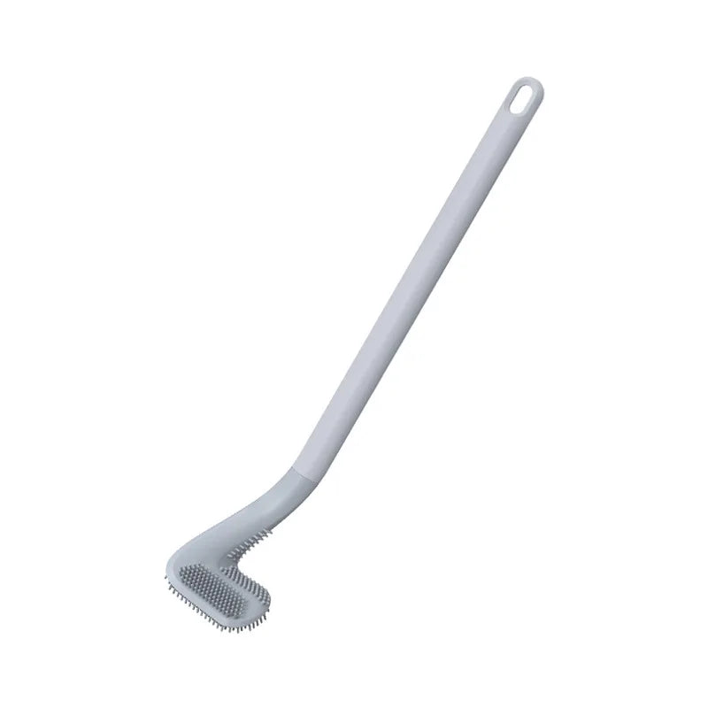 brosses de nettoyage en silicone avec support pour salle de bain