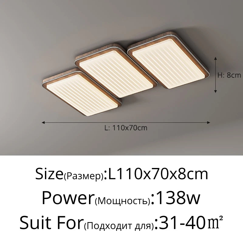 plafonnier led moderne design simple protection yeux et spectre complet - vue 12 sur 12