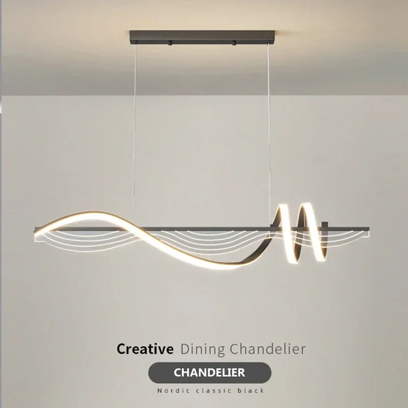 suspension LED design moderne pour restaurant - vue 3 sur 16