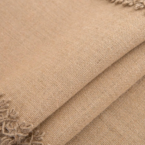Chemin de table macramé rustique beige style bohème