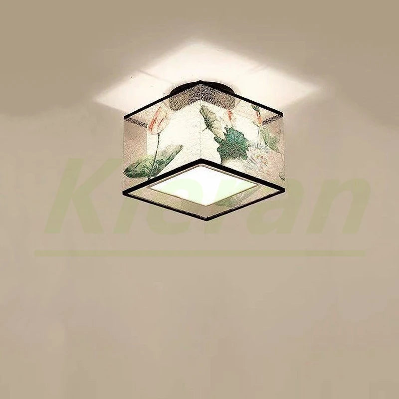 plafonnier led moderne simple lotus oiseau pour hôtel ktv - vue 16 sur 30