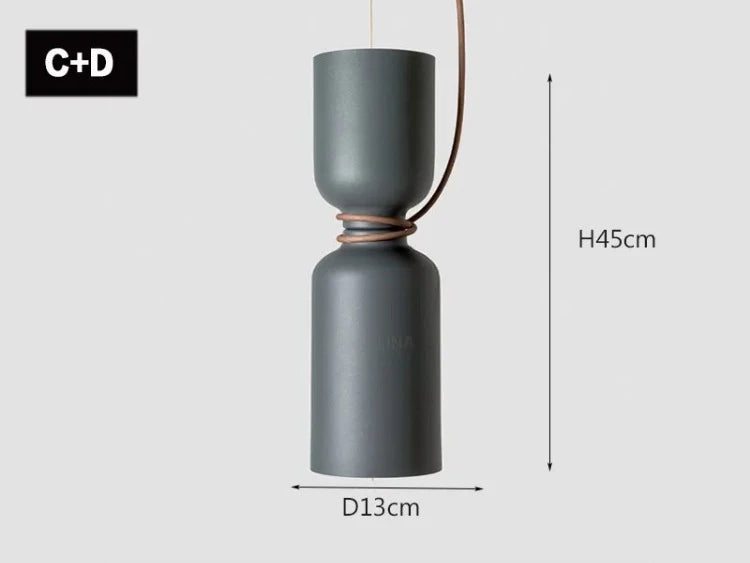 suspension nordique moderne à led pour décoration intérieure créative - vue 17 sur 24