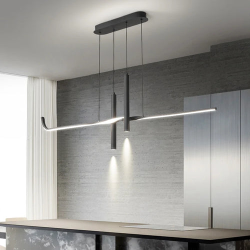 suspension led minimaliste pour décoration intérieure moderne