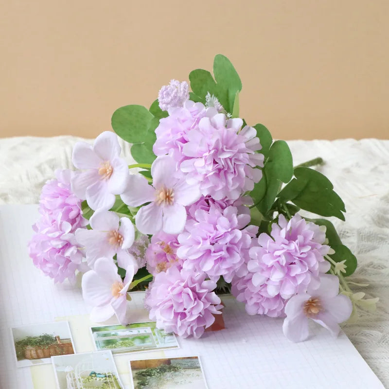 fleurs artificielles en soie pour mariage et décoration de jardin - vue 5 sur 8