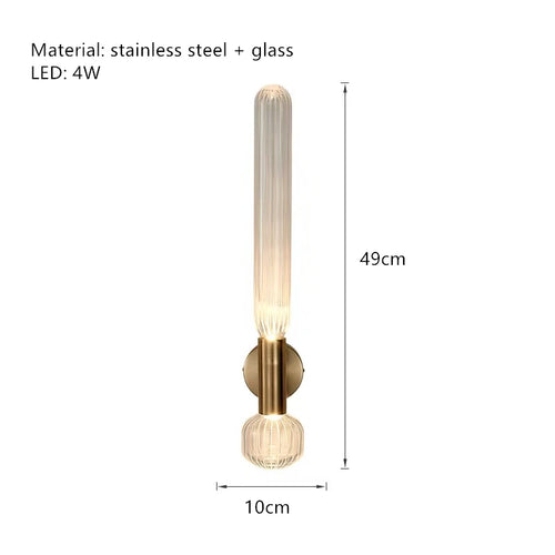 suspension tubes lumineux en verre transparent design nordique réglable - vue 12 sur 20