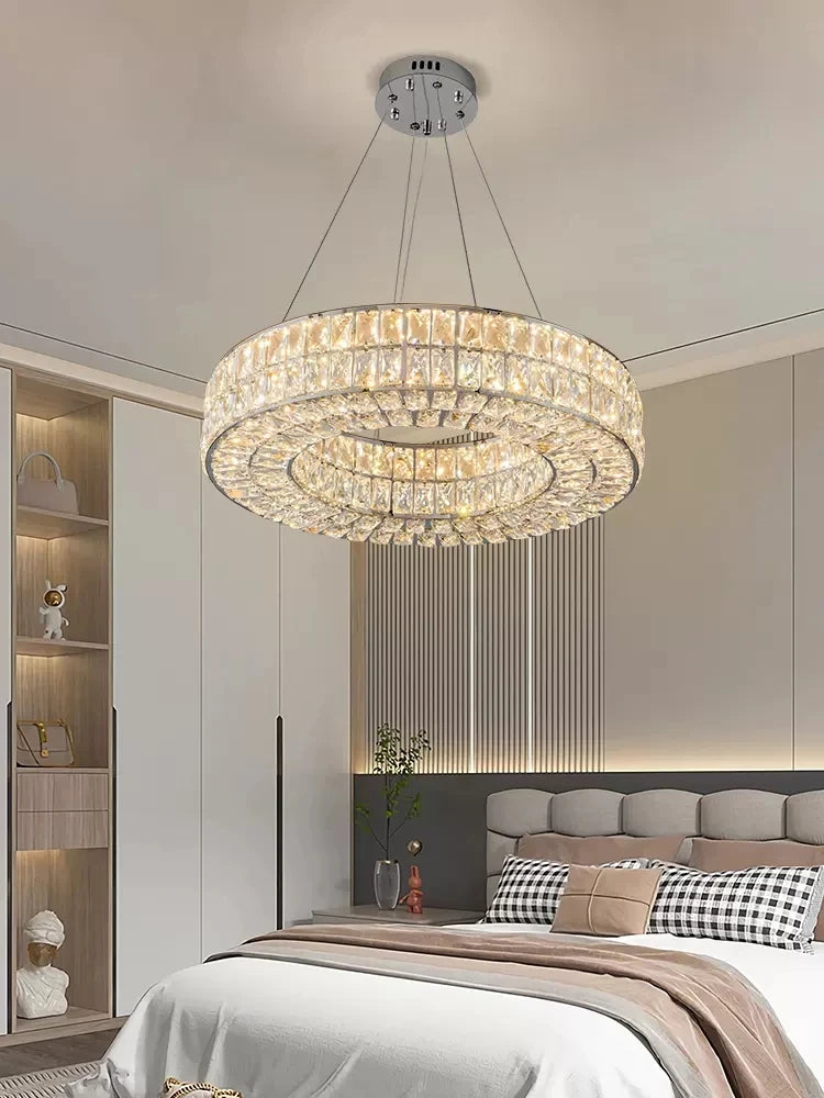 Lustre en cristal moderne pour décoration intérieure de luxe | Lumeers