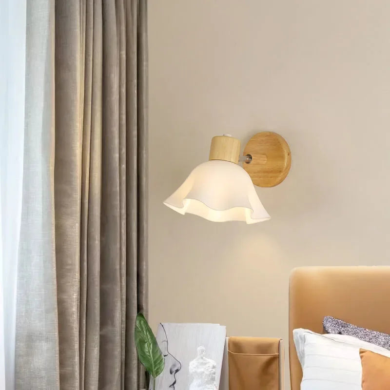 applique murale nordique en bois pour intérieur moderne - vue 3 sur 9