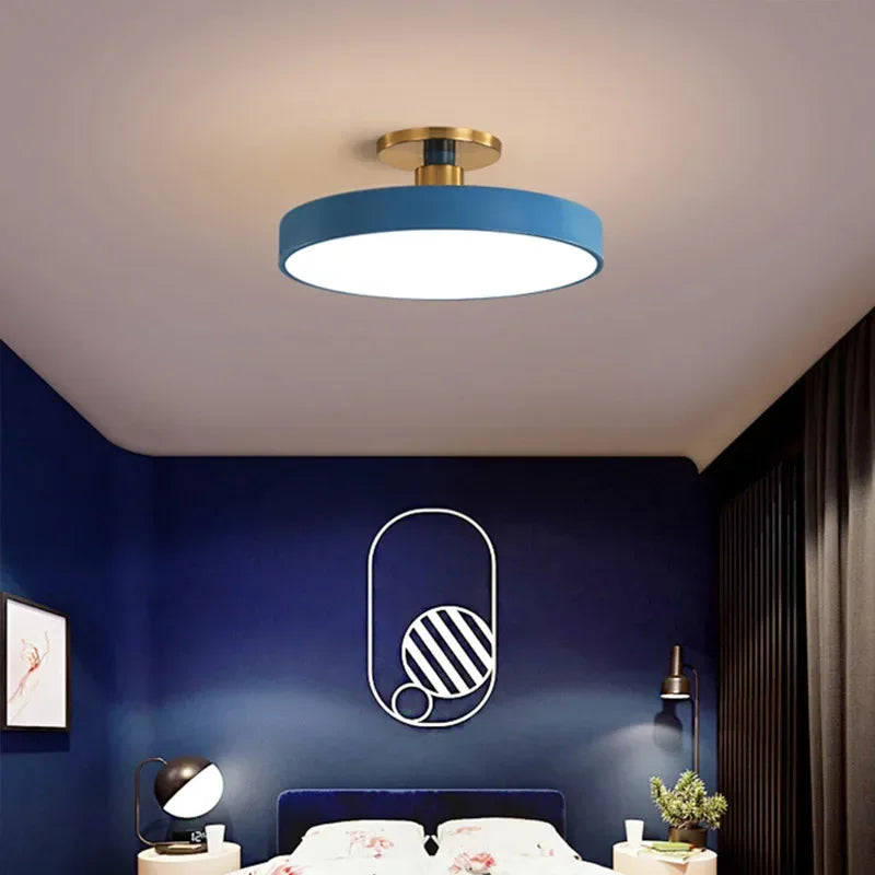 Plafond moderne à LEDs lustre Makaron plafonniers salon chambre étude salle enfant couloir maison intérieur lampes nordiques éclairage