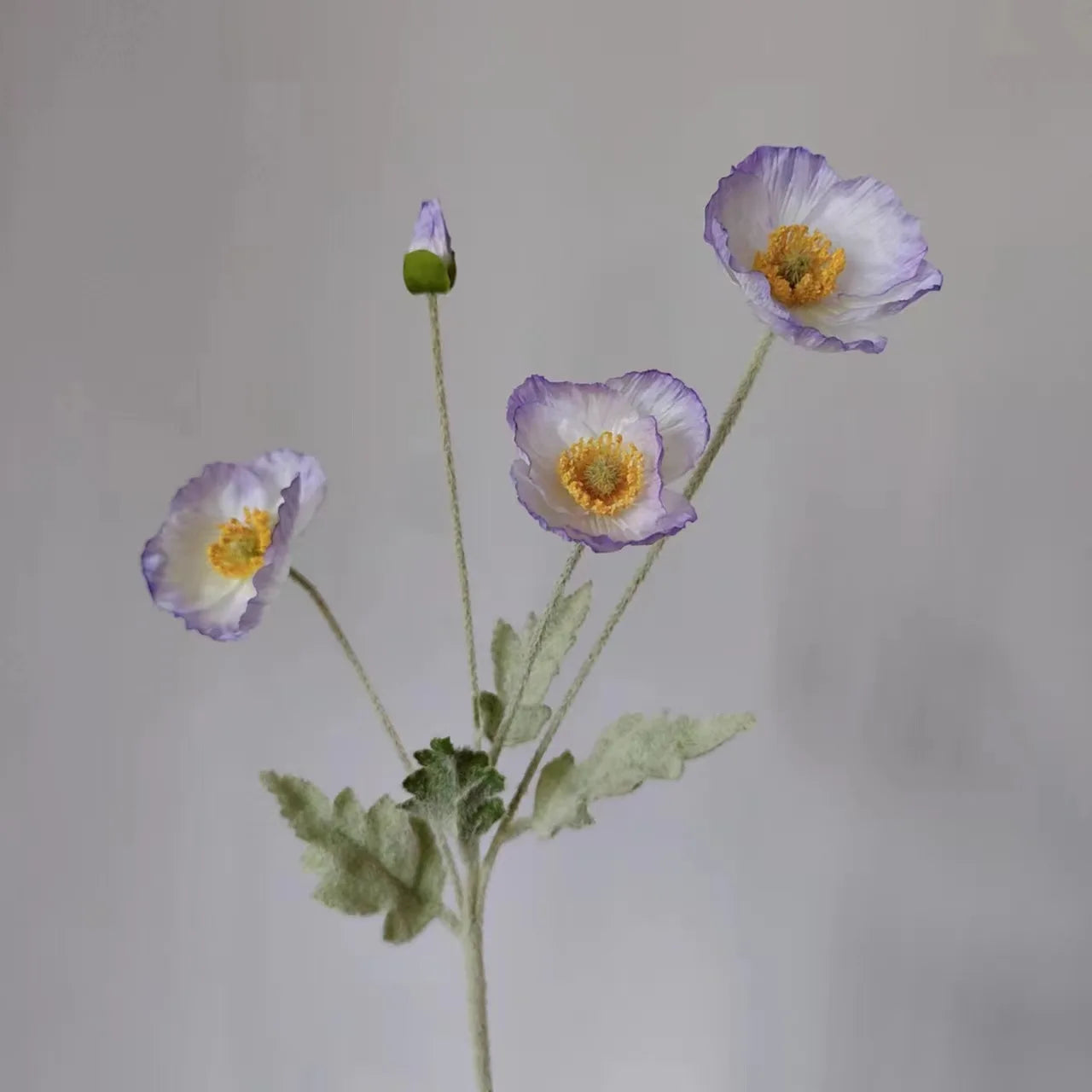 fausses fleurs de pavot en soie pour décorations de mariage et fêtes - vue 7 sur 29
