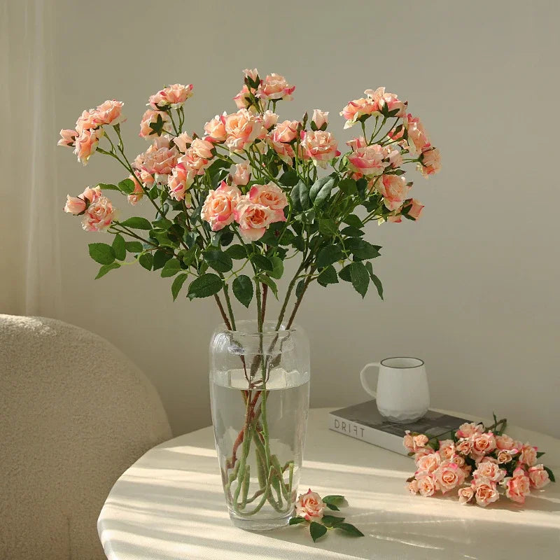 fleurs artificielles roses pour décoration de mariage élégante - vue 3 sur 9