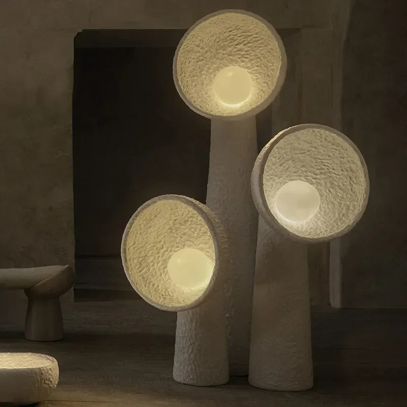 Nordique créatif Style rétro résine lampadaire LED lampe de bureau salon étude décoration de la maison chambre Table de chevet lampe de bureau - vue 3 sur 9