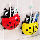 lot de 2 porte-brosse à dents coccinelle mignon pour enfants
