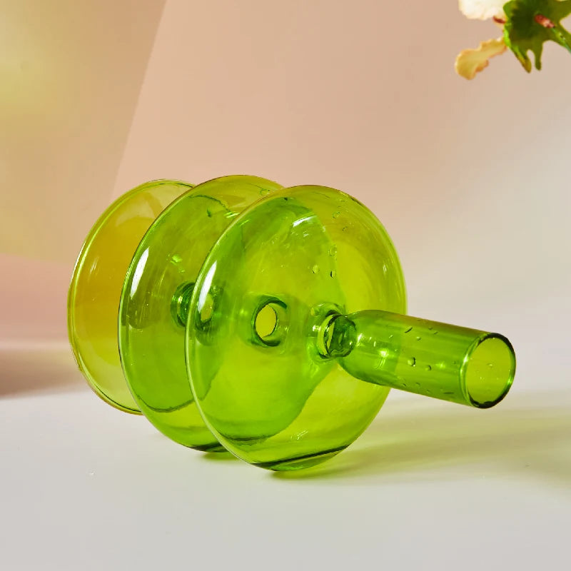 bougeoirs nordiques en verre pour mariage et cadeaux décoratifs - vue 6 sur 16