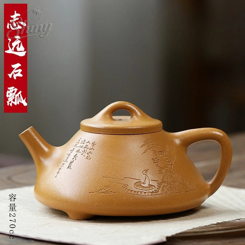 théière artisanale argile violette style shipiao kung fu