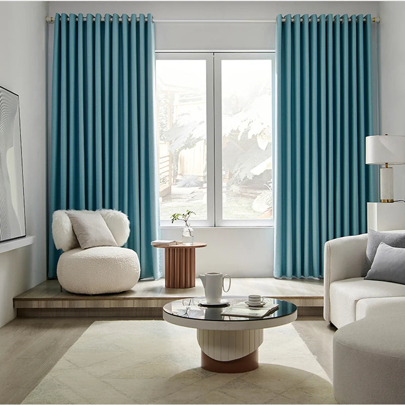 Rideau occultant moderne épais pour salon chambre - vue 3 sur 14