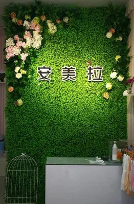 pelouse artificielle décoration murale pour événements et fêtes - vue 11 sur 21