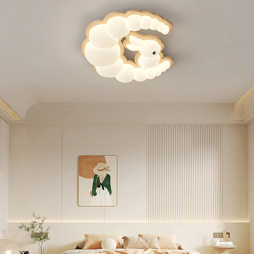 lustre led intelligent avec télécommande pour décoration moderne - vue 2 sur 10