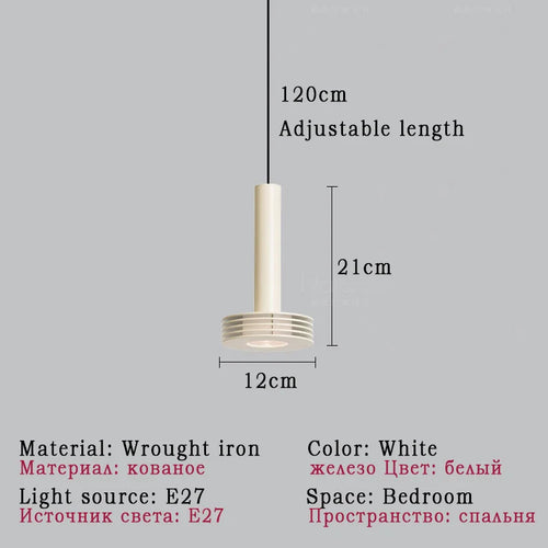 suspension nordique en forme de microphone pour décoration intérieure - vue 10 sur 10