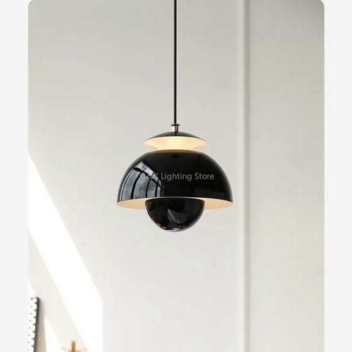 Design danois fleur bourgeon suspension moderne Simple Restaurant chambre d'enfants chambre chevet lustre nordique maison lampes LED