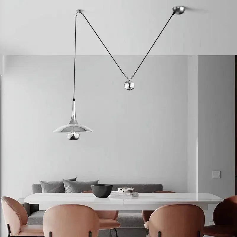suspension spot luminaire led réglable postmoderne - vue 4 sur 14