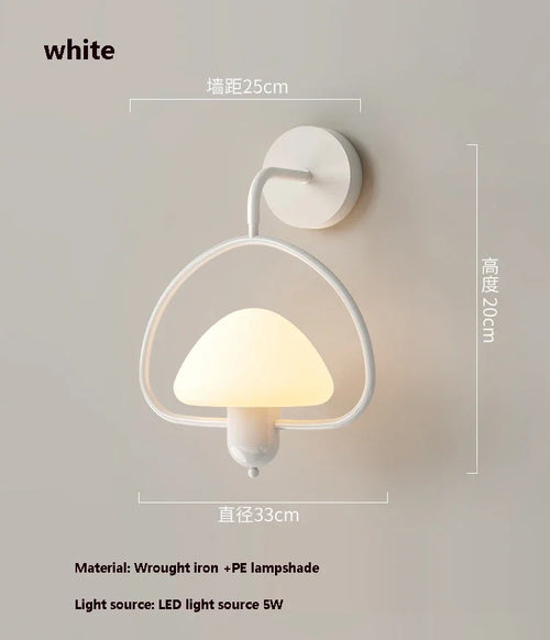 applique murale champignon led décoration intérieure moderne élégante - vue 11 sur 10
