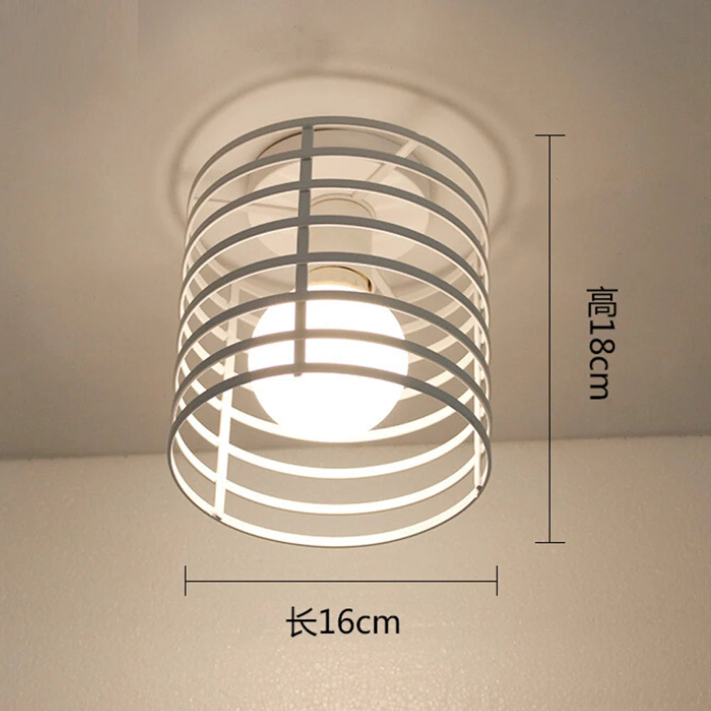plafonnier moderne à leds style industriel vintage rétro loft