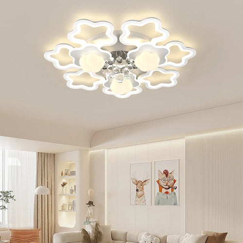 plafonnier moderne style citrouille luxe cristal 2024 pour toute la maison - vue 4 sur 9