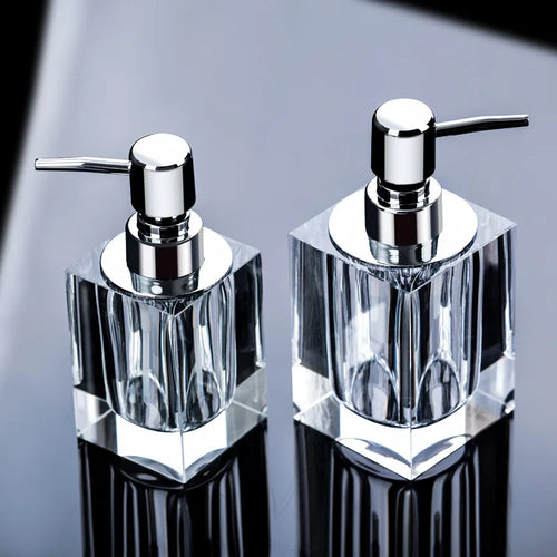 distributeur de savon en verre pour salle de bain créatif et pratique - vue 2 sur 12