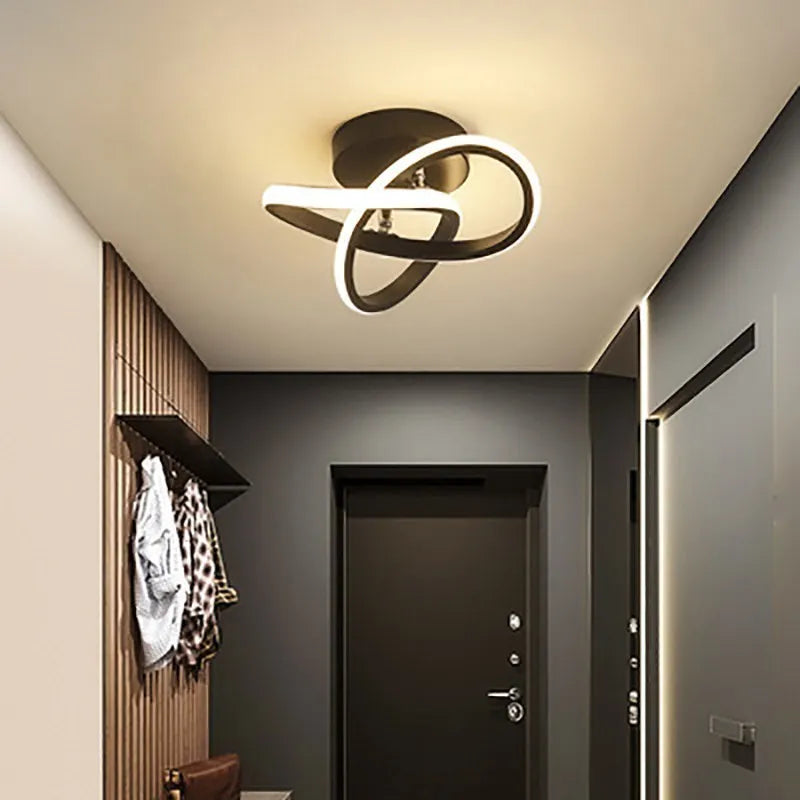 plafonnier LED minimaliste arrondi