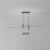 Lustre design LED minimaliste en barre métallique Sarno
