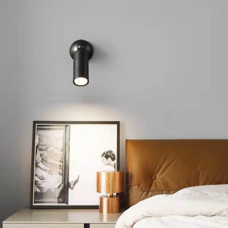 applique murale led en laiton gradation température rotative moderne