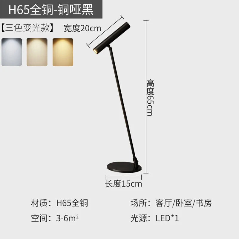 lampadaire minimaliste nordique led réglable pour intérieur