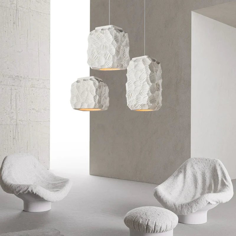 lustre nordique wabi sabi led créatif art personnalisé