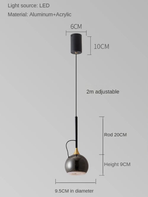 lampe de chevet magnétique moderne et minimaliste réglable - vue 10 sur 9