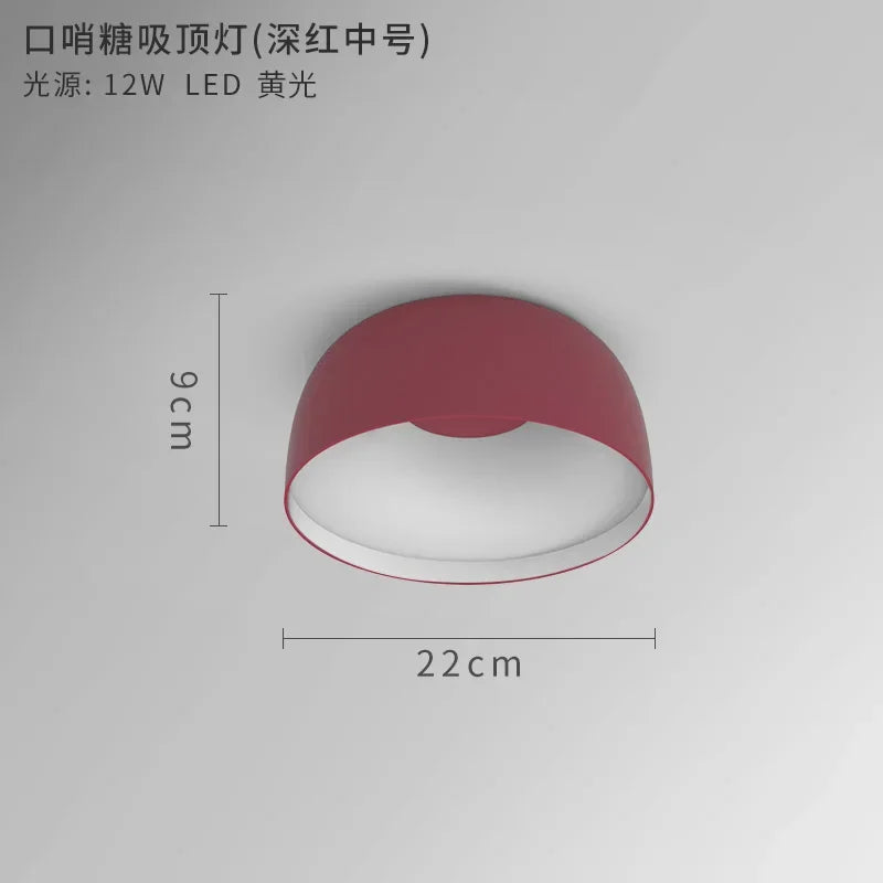 plafonnier nordique led pour éclairage intérieur moderne - vue 14 sur 15