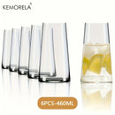 Ensemble 6 verres highball avec paille 460ml