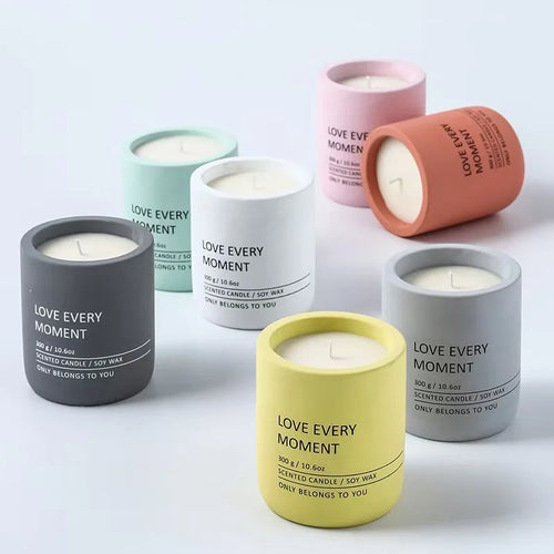contenant à bougie en céramique fait main pour aromathérapie - vue 3 sur 11