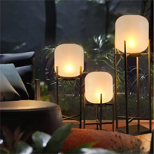 Lampe et lampadaire jardin solaire extérieur décoration imperméable de jardin de pelouse de Villa - vue 3 sur 9