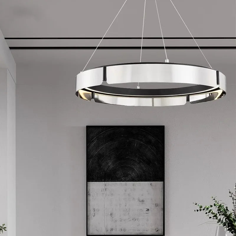 plafonnier led rond design moderne minimaliste luminaire - vue 4 sur 14