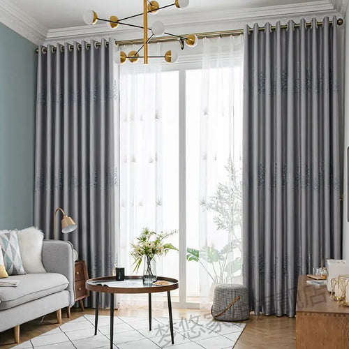 Rideau jacquard épais occultant sur mesure pour chambre - vue 5 sur 9
