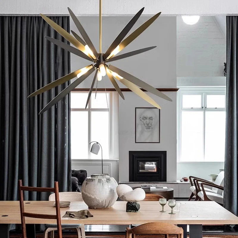 lustre led suspendu décoratif pour éclairage intérieur moderne - vue 3 sur 7