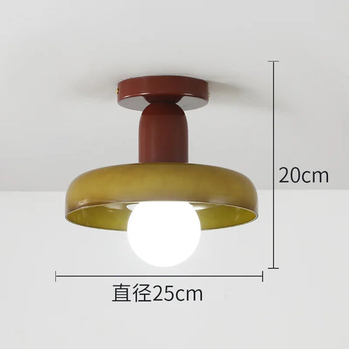 lampe suspendue en verre nordique pour décoration intérieure - vue 14 sur 30