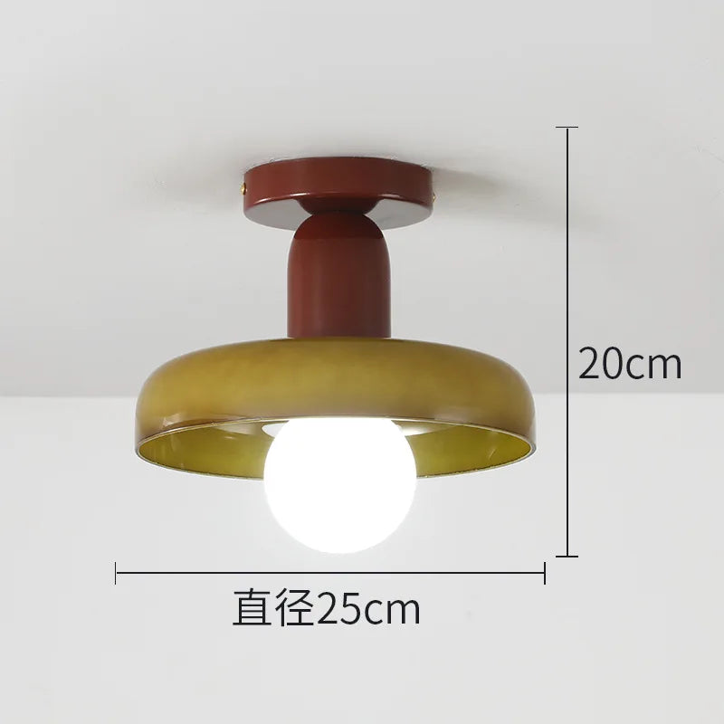 lampe suspendue en verre nordique pour décoration intérieure - vue 13 sur 30
