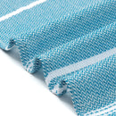 Serviette de plage turque rayée à franges coton