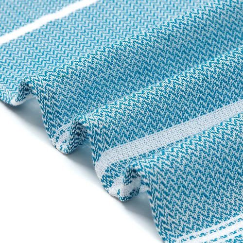 Serviette de plage turque rayée à franges coton