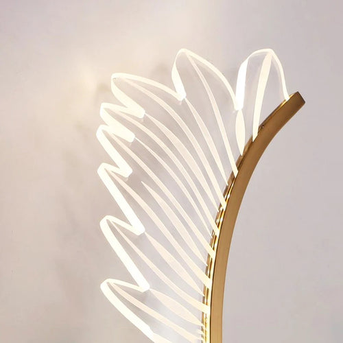 applique murale nordique art moderne plume luxe décor aile - vue 6 sur 9