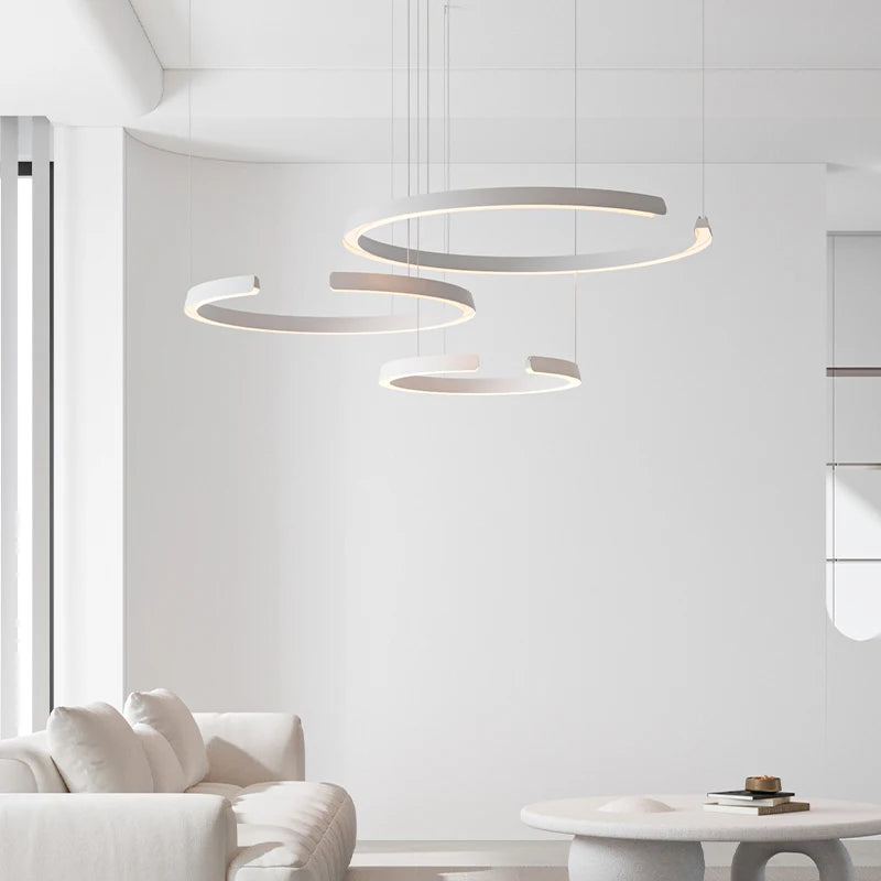 Suspension circulaire simple et moderne - vue 5 sur 19